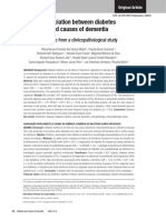  Association Between DM and Causes of Dementia