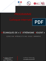 Programme Colloque International