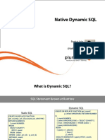 4 Oracle PLSQL Transactions Dynamic SQL Debugging m4 Slides