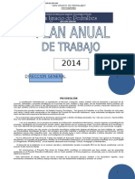 Plan Anual de Trabajo 2014 Isip