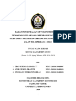 01 Update Kajian Pengendalian Mutu Konstruksi - Sistem Manajemen Mutu