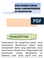 Persiapan Pemeriksaan Lab Dan Diagnostik