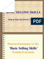 Basic Selling Skills: DSR & PSR Training Module