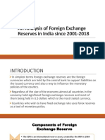 Analysis of India's Growing Foreign Exchange Reserves 2001-2018
