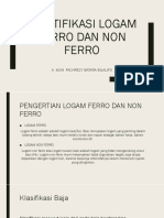 Identifikasi Logam Ferro Dan Non Ferro