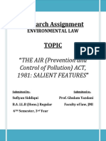 The Air Act: Salient Features
