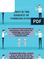 Chapter 1 Essence of Communication