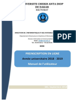 Preinscription Guide Utilisateur v2018