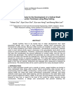 A Feasibility Study For The Development of A Vertical Shaft Construction Technique Using Ring Cutting