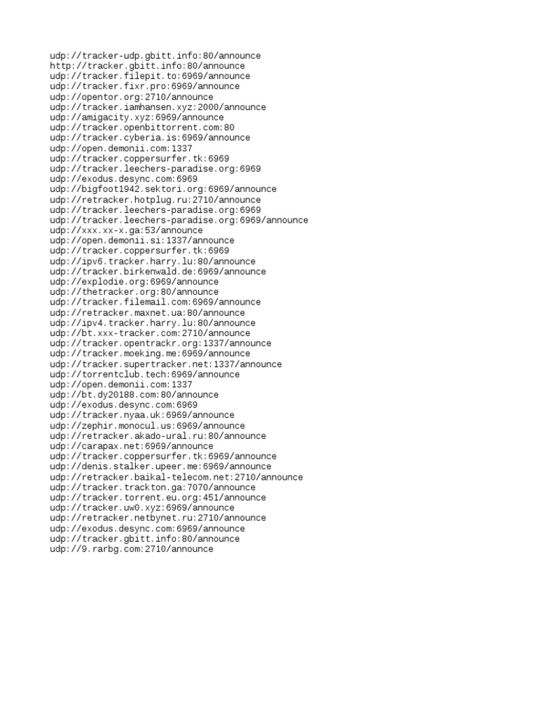 Lecturio 160gb Torrent Tracker List | PDF