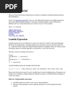 Java 8 Tutorial: Lambda Expression