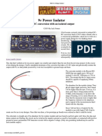 AMZ 9v Voltage Isolator