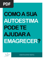 Como sua autoestima pode te ajudar a emagrecer