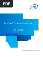 Intel AMT Configuration Utility