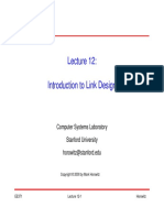 Introduction To Link Design: Computer Systems Laboratory Stanford University Horowitz@stanford - Edu