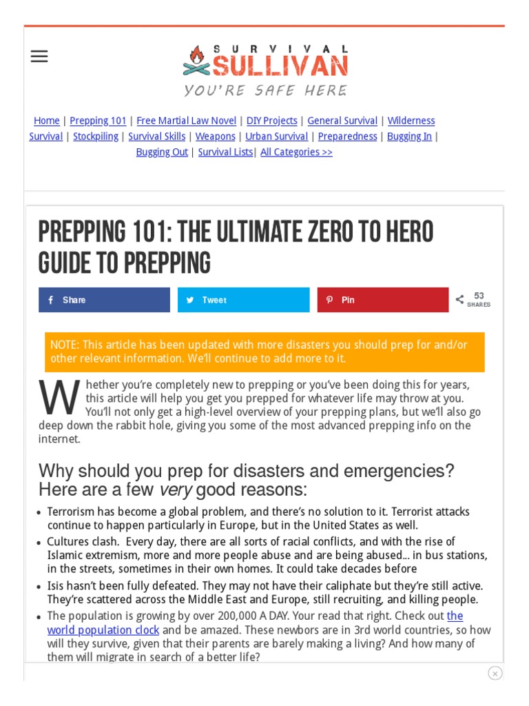 The Perils Of Armchair Survivalism: A 101 Guide To Real-World Preparedness