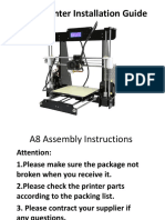 Anet A8 Installation Guide PDF