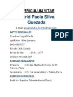 CV - Paola Silva