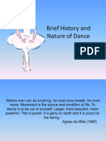 The History of Dance