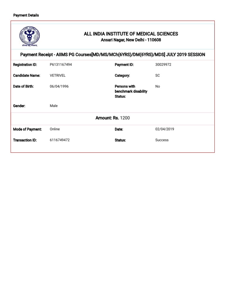 Aiims Final | PDF