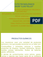 Productos Químicos Mecanica Automotriz