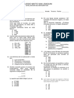 EXAMEN DE Primero