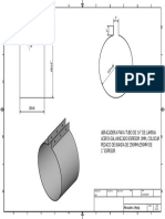 Abrazadera para Tubo de 14" de Lamina Acero Galvanizado Espesor 1Mm, Colocar Pedazo de Banda de 250Mmx250Mm de 1" Espesor