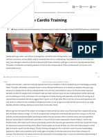 Common Sense Cardio Training by Nick Mitchell - UP Fitness