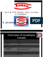 Milk Milk Product Sales Strategy in Gorakhpur: A Presentation at COMPFED