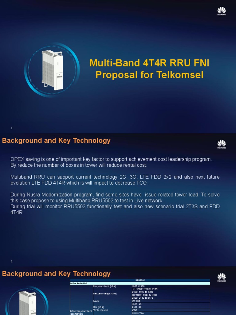 Huawei Multiband RRU5502 4x80 V3 | PDF | Lte (Telecommunication ...