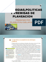 Diapositivas de Estrategias,Politicas y Premisas de Planeacion