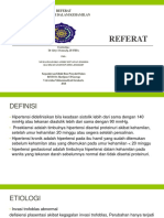 Referat Hipertensi Pada Kehamilan