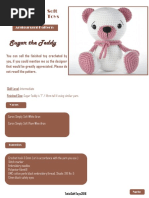 022 Sugar Teddy Pattern 2016