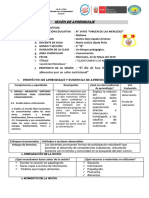 Sesión de Aprendizaje Ciencia Clasificamos Los Alimentos