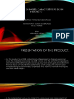 Presentación en Inglés: Características de Un Producto
