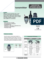 KM15 Pressure Transmitter: Liquid And/or Gas Measurement Interface With Stainless Diaphragm