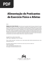 Alimentação de Praticantes de Exercício Físico e Atletas