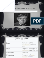 Jhon Cage History