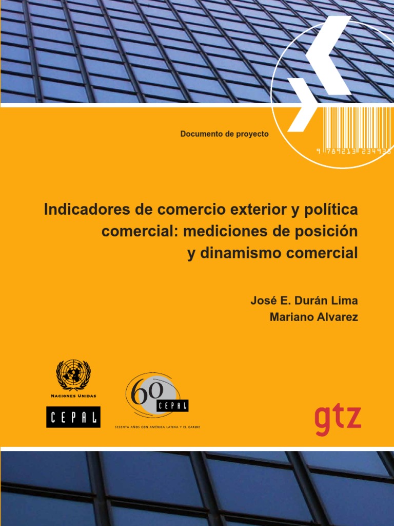 Indicadores de comercio exterior y política comercial