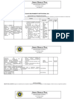 PLAN DE MEJORAMIENTO INSTITUCIONAL 2018 Gestion Academica