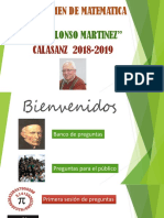 Concurso de Matematica Jesus Alonso Martinez 2018-2019