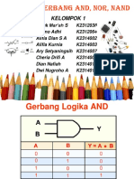 Simulasi Gerbang AND, NOR, NAND