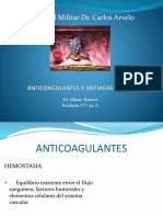 ANTICOAGULANTES Y ANTIAGREGANTES Gilmer