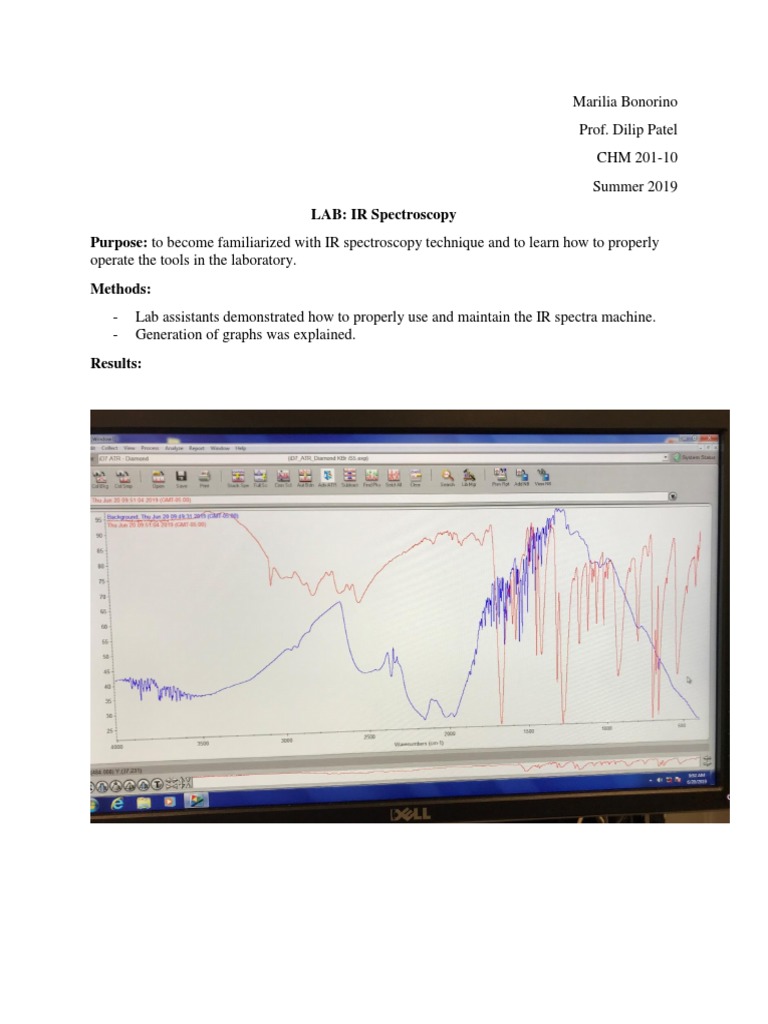 10 IR Spectros PDF Infrared Spectroscopy Spectroscopy
