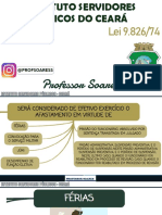 AULA 10 - Estatuto Dos Servidores Públicos Do Ceará - Prof. Soares