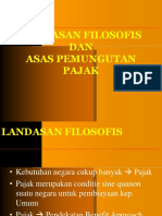 Asas Pemungutan Pajak Dan Landasan