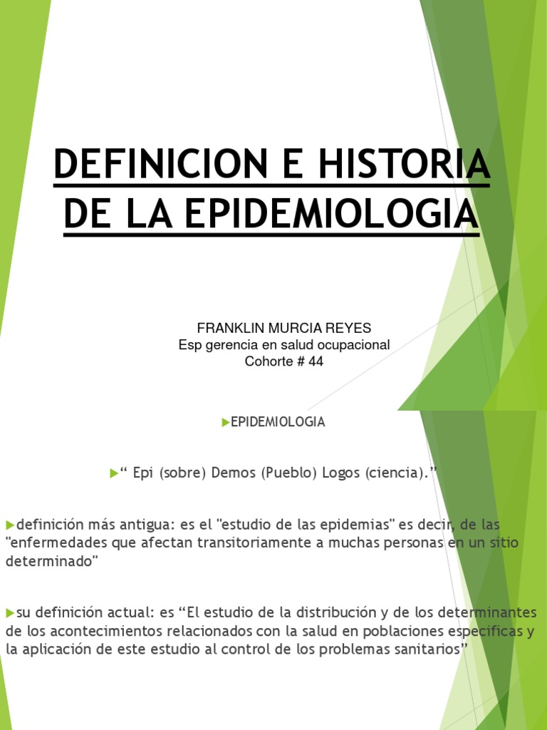historiadelaepidemiologia.ppt Epidemiología Epidemias Prueba gratuita de 30 días Scribd