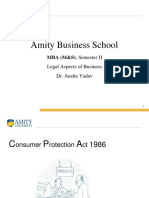 Amity Business School: MBA (M&S), Semester II
