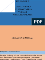 Pancasila Dekadensi Moral