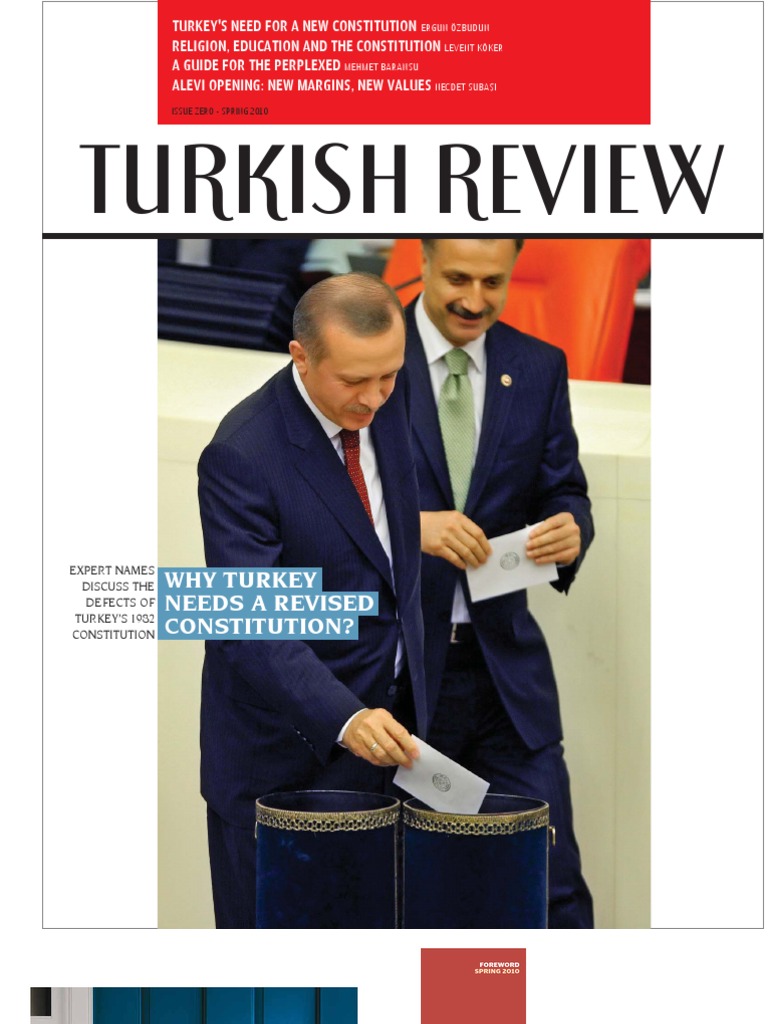 Turkish Review - Zero Issue | PDF | Turkey | Ottoman Empire